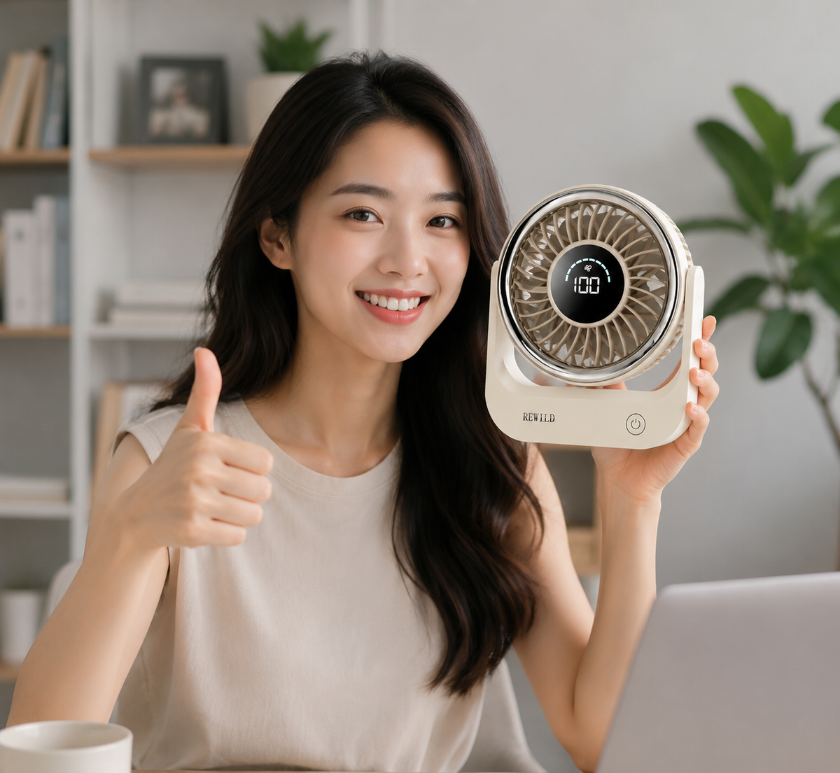 VELORA Smart Desk Fan