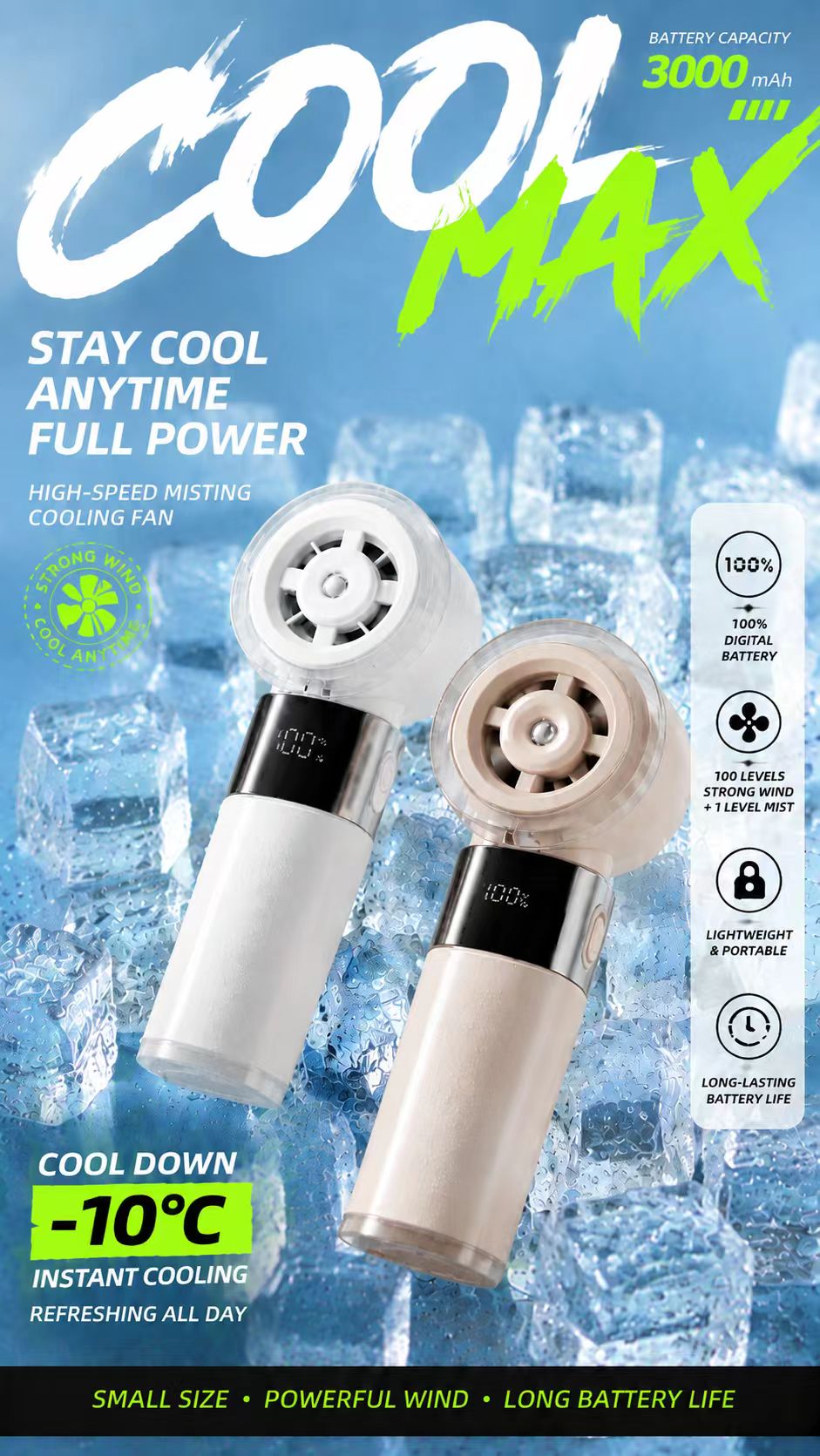 VELORA Mist Cooling Fan