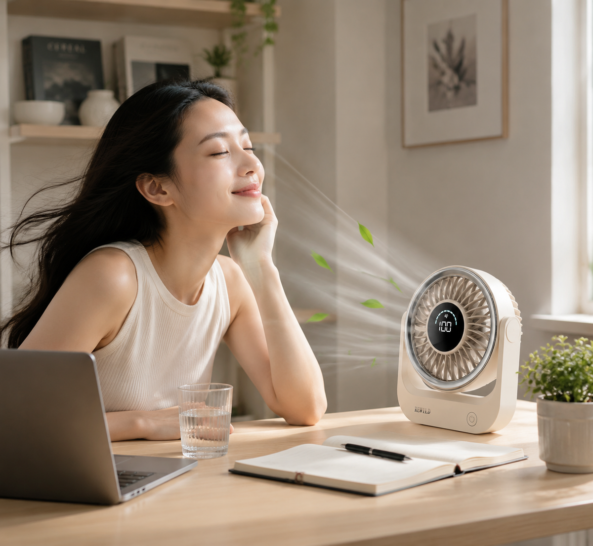 VELORA Smart Desk Fan